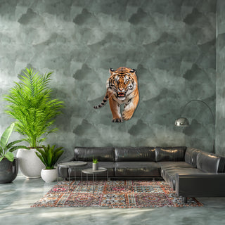 Tiger Wall Art, Modern Jungle Art, Wildlife Home Decor, Safari Metal Wall Decor