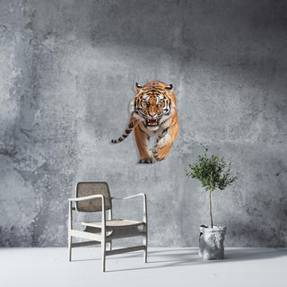 Tiger Wall Art, Modern Jungle Art, Wildlife Home Decor, Safari Metal Wall Decor