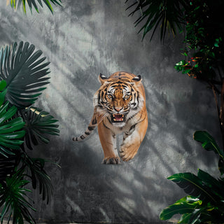 Tiger Wall Art, Modern Jungle Art, Wildlife Home Decor, Safari Metal Wall Decor