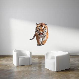 Tiger Wall Art, Modern Jungle Art, Wildlife Home Decor, Safari Metal Wall Decor