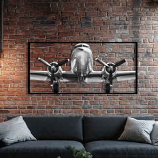 Airplane Wings Metal Wall Decor, Industrial Wall Art, Interior Decoration, Modern Wall Hanging