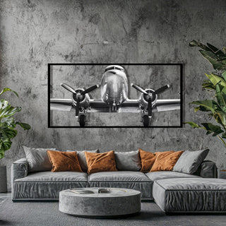 Airplane Wings Metal Wall Decor, Industrial Wall Art, Interior Decoration, Modern Wall Hanging