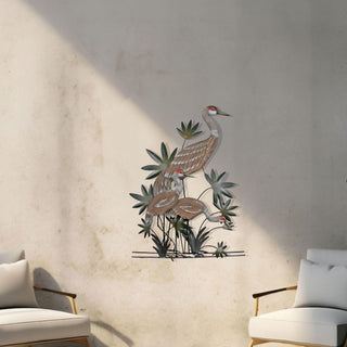 Modern Bird Wall Decor, 3D Metal Wall Art with Nature Inspiration, Interior Decoration