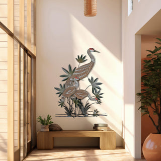 Modern Bird Wall Decor, 3D Metal Wall Art with Nature Inspiration, Interior Decoration