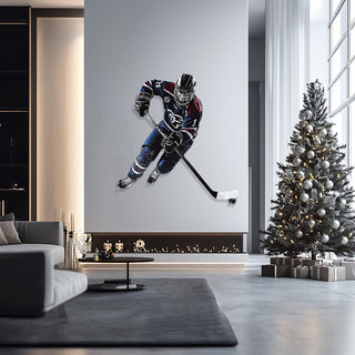 Ice Hockey Metal Wall Decor, Sports Wall Sculpture, Entryway Wall Art, Interior Decoration