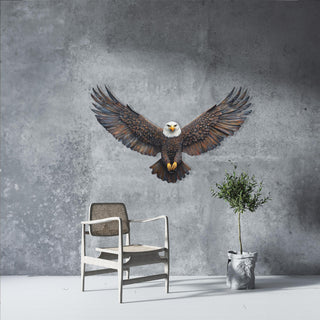Colorful Eagle Design Metal Wall Sculpture, Metal Animal Wall Art, Bird Wall Sculpture