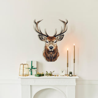 Deer Head Wall Decor, Hunting Metal Wall Art, Country House Decoration