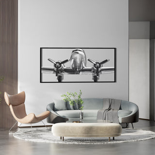 Airplane Wings Metal Wall Decor, Industrial Wall Art, Interior Decoration, Modern Wall Hanging